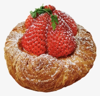 Cake, Tart, Strawberries, Pastries, Dessert - Pastries Png #8908240