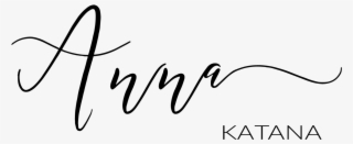Cropped Anna Katana Logo 3 - Calligraphy #8908554
