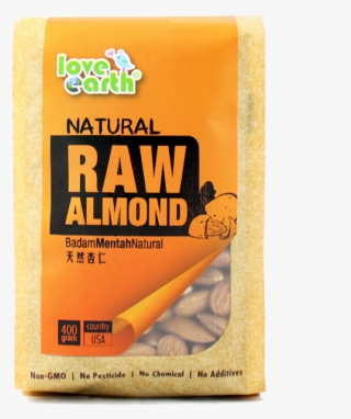 Natural Raw Almond 400g - Raw Almond Malaysia #8909010