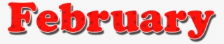 February Red Dots Name Design Png - Friday Name #8909190