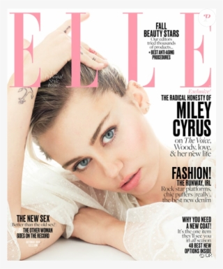 Miley Cyrus En Couverture Du Magazine Elle, En Kiosques - Miley Cyrus Elle Magazine 2016 #8909290