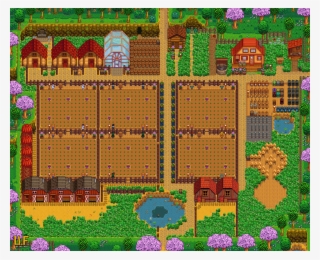 Stardew Valley Animal Farm Layout #8909896