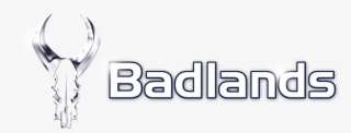 Chrome Logo Horizontal - Badlands Logo #8912006