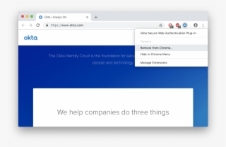 On The Right Of The Search Bar, Right Click On The - Okta #8912212 On The Right Of The Search Bar, Right Click On The - Okta #8912212