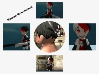 Danganronpa - Human Monokuma - Cartoon #8912467