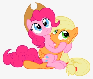 1551071675193 - Pinkie Pie Hugging Apple Jack #8912549