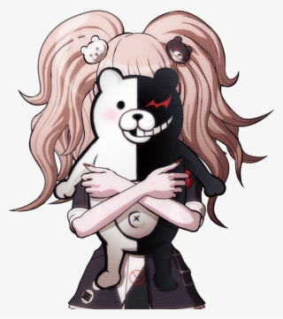 , - Danganronpa Junko And Monokuma #8912551