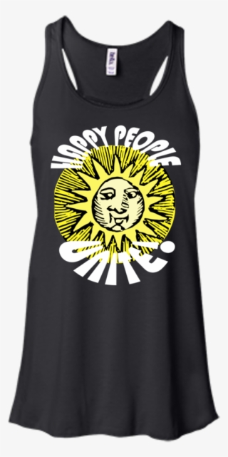 "happy People Unite" Flowy Racerback Tank Merch Mastery - Training To Be A Wonder Woman Shirt #8912748