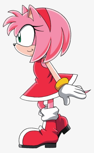 Sonic X Glance Left - Sonic X Amy Png #8912892