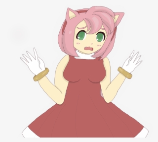 Human Amy Rose - Cartoon #8913410