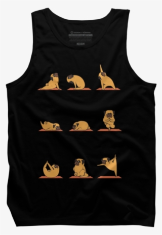 Pug Yoga - T-shirt #8914078