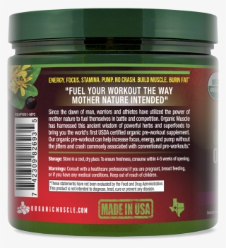 Organic Pre Workout - Strawberry #8914168