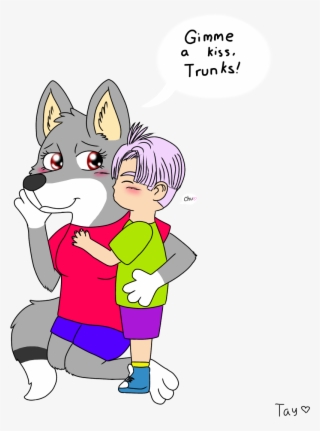 Gimme A Kiss, Trunks - Cartoon #8914854