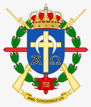 Mechanized Infantry Battalion Covadonga I-31, Spanish - High Res Vector Art Guadarrama Coat Of Arms #8915525