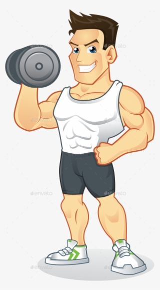 2 3 3 4 4 5 5 6 6 Gym Mascot - Transparent Cartoon Png Exercise #8916595