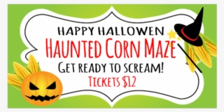 Halloween Haunted Corn Maze Vinyl Banner #8917624