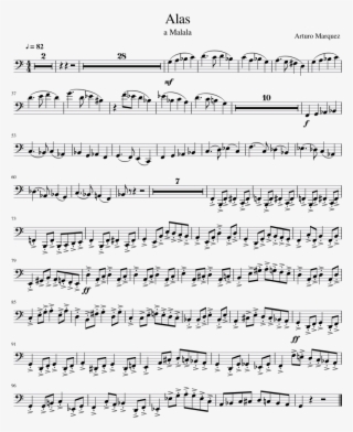 Alas Sheet Music Composed By Arturo Marquez 1 Of 1 - Document #8918012