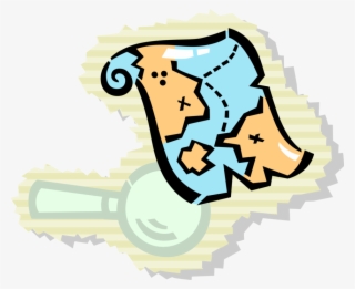 Vector Illustration Of Buccaneer Pirate's Treasure #8918713