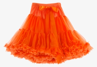 Orange Petticoat - Miniskirt #8919083