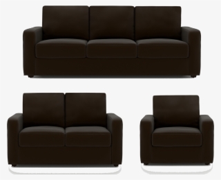 Premium Leatherette Sofa Set - Studio Couch #8921589