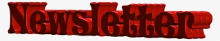 Newsletter, Lettering, 3d - Png Images For Newsletter #8921874