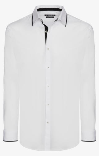 White Muswell Dress Shirt - Formal Wear #8922896