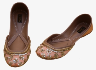 Peach Tulip Hand Crafted Footwear - Ballet Flat #8923536