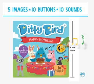 Ditty Bird Interactive Musical Book - Music #8924290