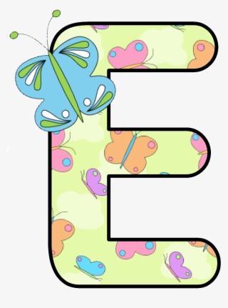 Clipart Butterfly Alphabet - Printable Letters With Butterflies - Free ...