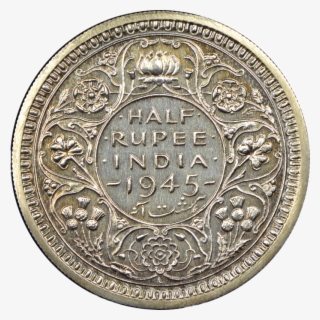 Half Rupee Coin - 1944 Indian Coin #8924821