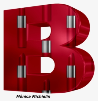 Alfabeto Batom Vermelho Png - Graphic Design #8924854