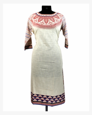 Rayon Printed Stitched Straight Kurti - Formal Wear #8926178