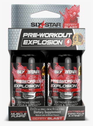 Pre-workout Explosion Shot - Six Star #8926765