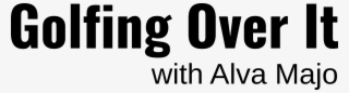 Golfing Over It With Alva Majo Is A Discouraging Game - Golfing Over It Logo #8927079
