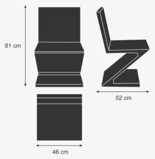 Zig Zag - Planos De La Silla Zig Zag De Rietveld #8927487