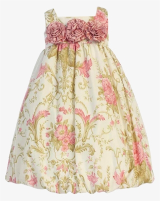 Uncategorized Dusty Rose Floral Print Cotton Easter - Dress #8928030