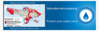 Bali Water Protection 'save Bali Water' - Graphic Design #8929585