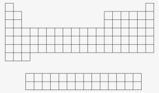 A Blank Periodic Table - Cross #8930582