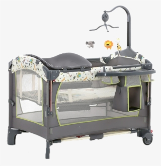 Hugo Baby La Bestia 4 In 1 Bedside Baby Cot Playpen - Foldable Baby Cot #8931611