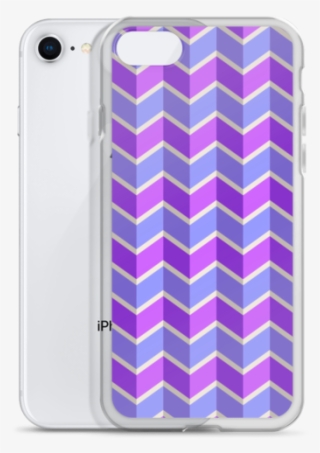 Blue And Purple Chevron Pattern Iphone Case - Mobile Phone Case #8932149
