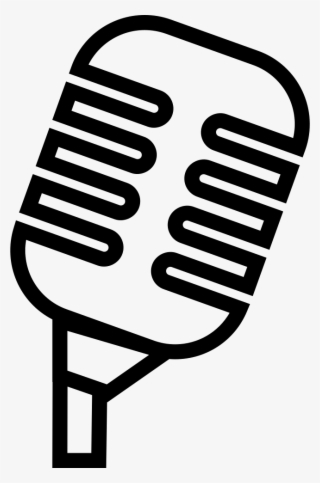 648 X 980 1 - Microphone Outline Png #8932457