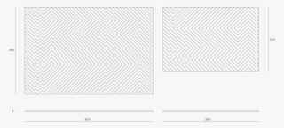 Chevron Is Available In 300x200cm, 420x280cm Or Custom - Monochrome #8932546