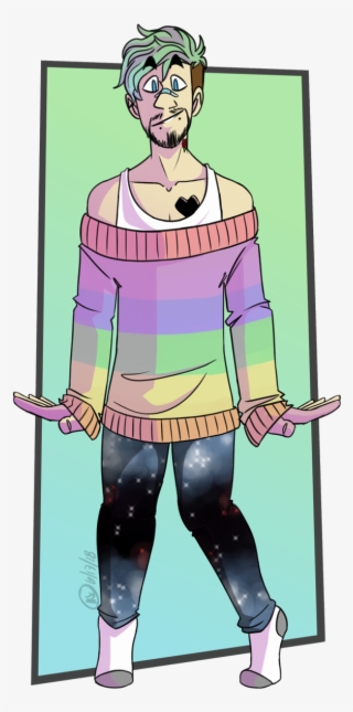 Drew Pastel Jacksepticeye And Pastel Goth Jacksepticeye, - Jacksepticeye Full Body #8932719