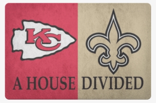Kansas Cuty Chiefs New Orleans Saints Football Doormat - Kansas City Vs Rams #8932722