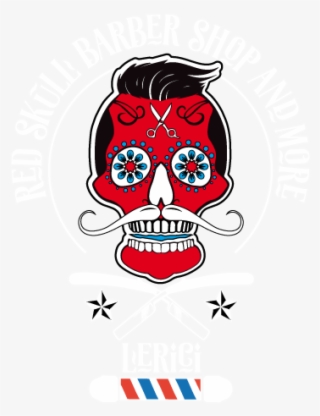 Red Skull Barber Shop - Illustration #8933333 Red Skull Barber Shop - Illustration #8933333