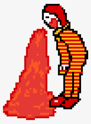Ronald Mcdonald Ate Too Many Big Macs - Illustration #8933560