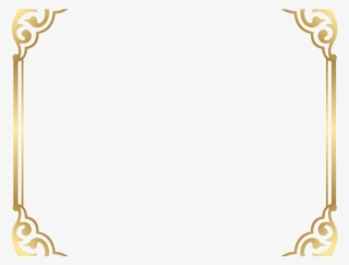 Download Fancy Border Clip Art - Png Of Golden Border #8934041