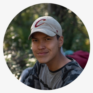 Sahtú Métis Youth Hiker From Tulita, Nwt - Wall Clock #8935266