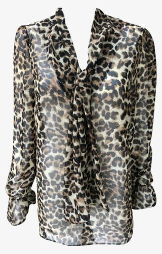 Leopard Print Top - Blouse #8935741