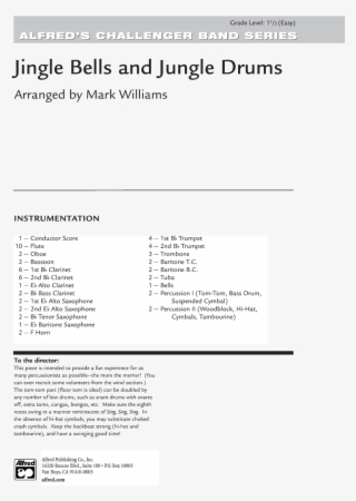 Jingle Bells And Jungle Drums Thumbnail Jingle Bells - Jingle Bells And Jungle Drums Clarinet #8936211